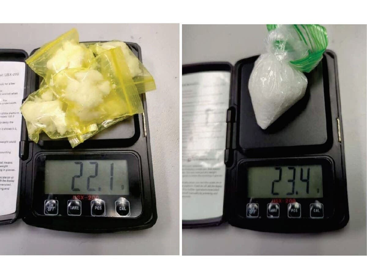 Fairfax County police recovered approximately 22 grams of suspected crack cocaine in 6 separate bags, approximately 23 grams of suspected methamphetamine, and other suspected narcotics during the search of a home on Foxglove Drive in Reston in May.