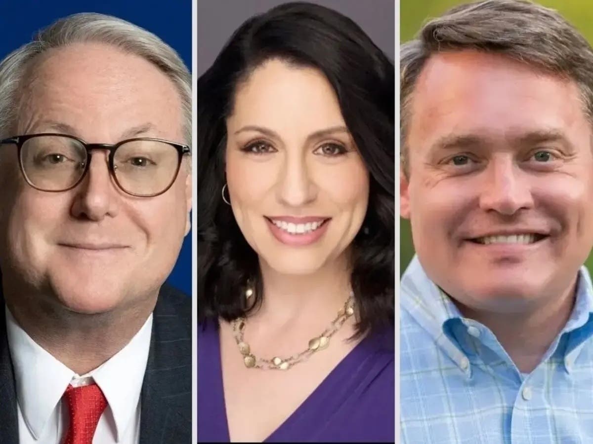 Three candidates are on the Aug. 4 Democratic Primary in the Arlington County Board Race, from left, James DeVita, Julie Farnam and incumbent Matt de Ferranti.