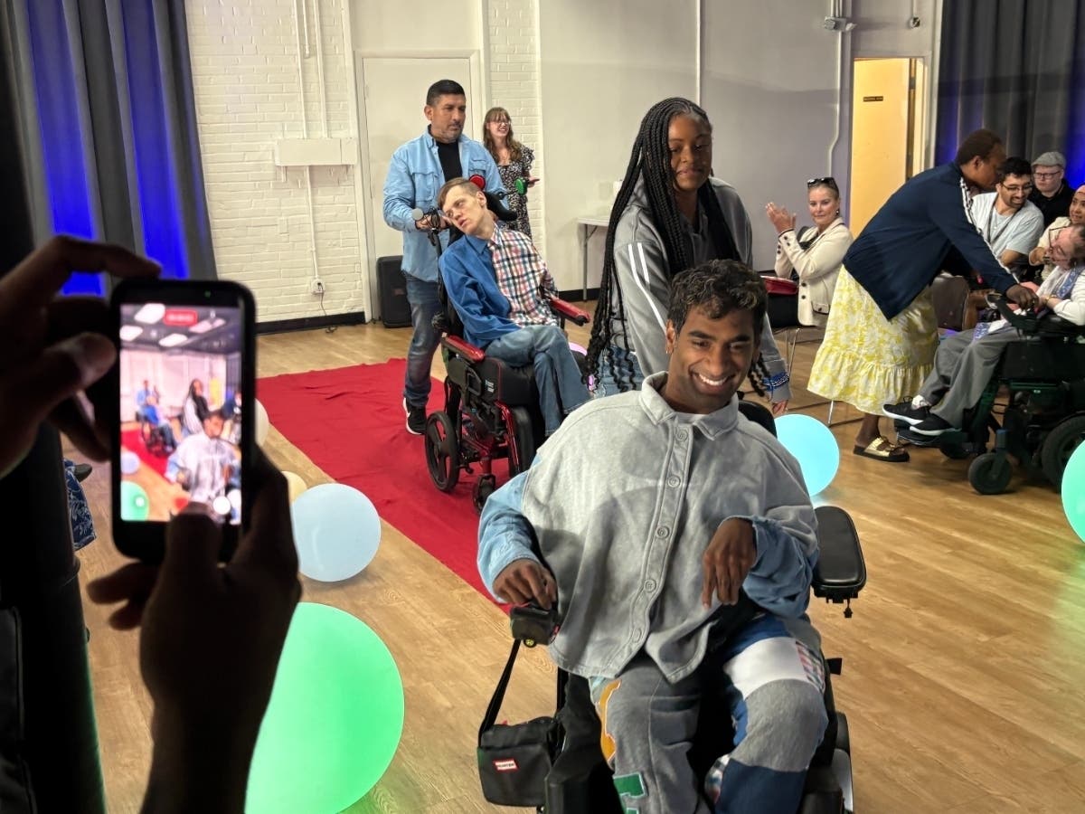 Individuals with severe disabilities from five Special Adapted Resources Centers in Northern Virginia participated in a fashion show at the Old Firehouse in McLean on Friday morning.
