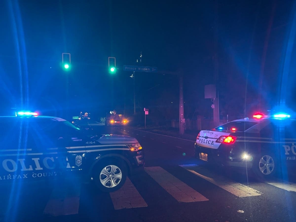 Westbound Little River Turnpike is closed in Annandale after a crash into a power pole. Police advise drivers to detour.