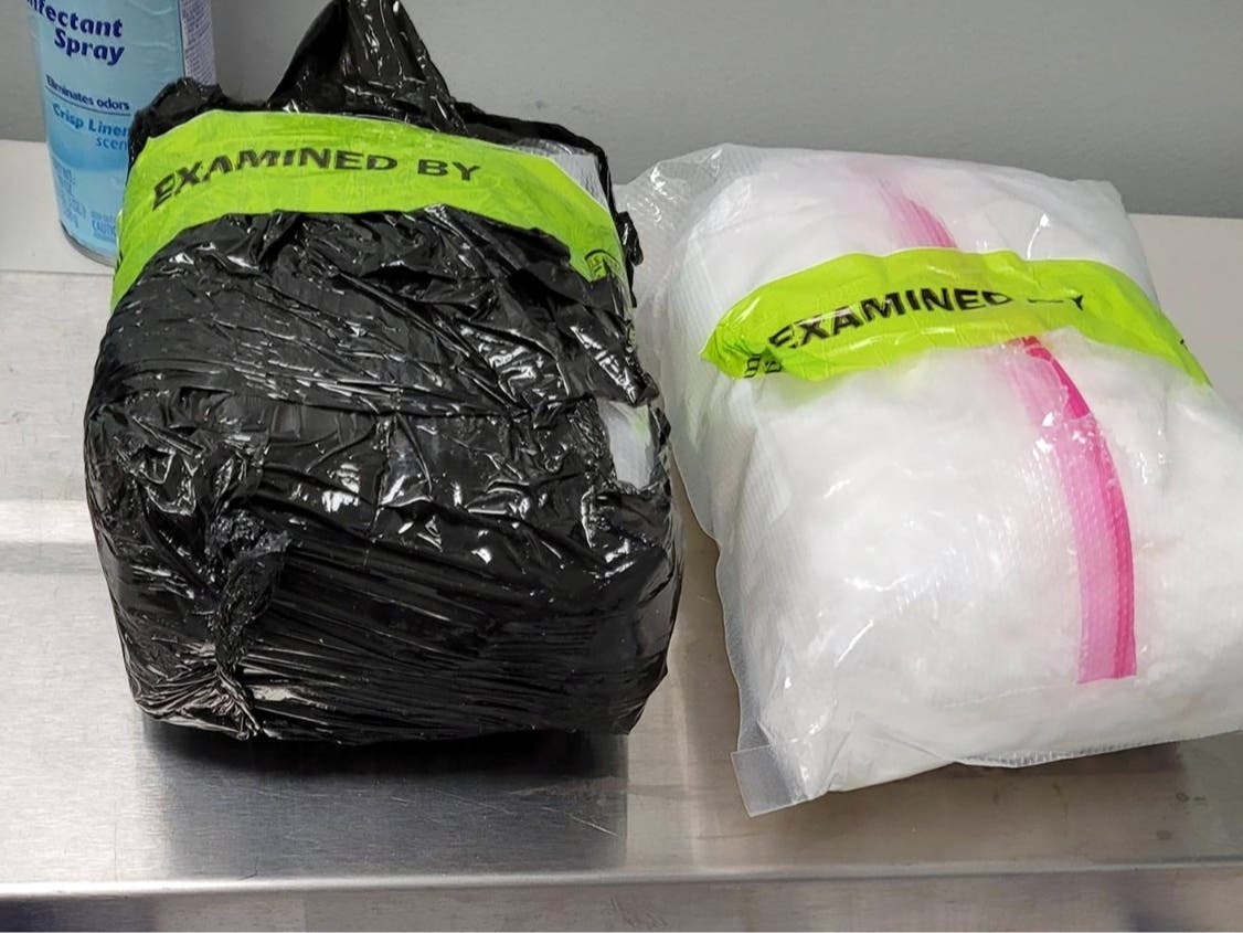 CBP officers found about $40,000 worth of meth in a package mailed from Utah to Paris through Washington Dulles International Airport.