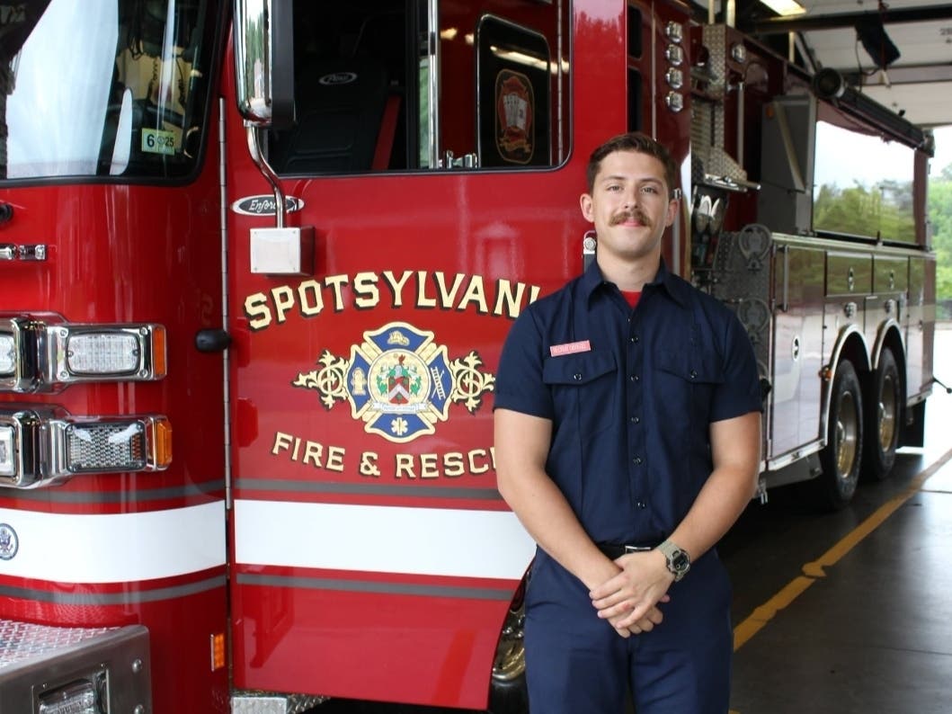 Firefighter Mason Fercovic-Ortegel, 24, died in an off-duty drowning at Lake Anna, Spotsylvania County authorities said.