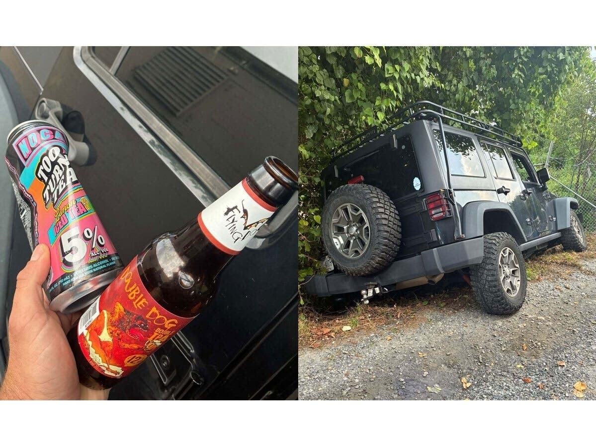 Police charged a Stafford man with a second DWI after a Jeep struck a fence and gate on Lafayette Boulevard in Fredericksburg.