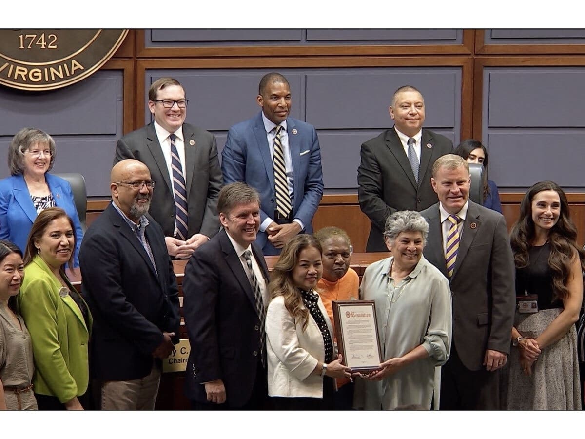Fairfax County Board of Supervisors recognized the Reston Multicultural Festival's 25th anniversary during its meeting on Tuesday morning.
