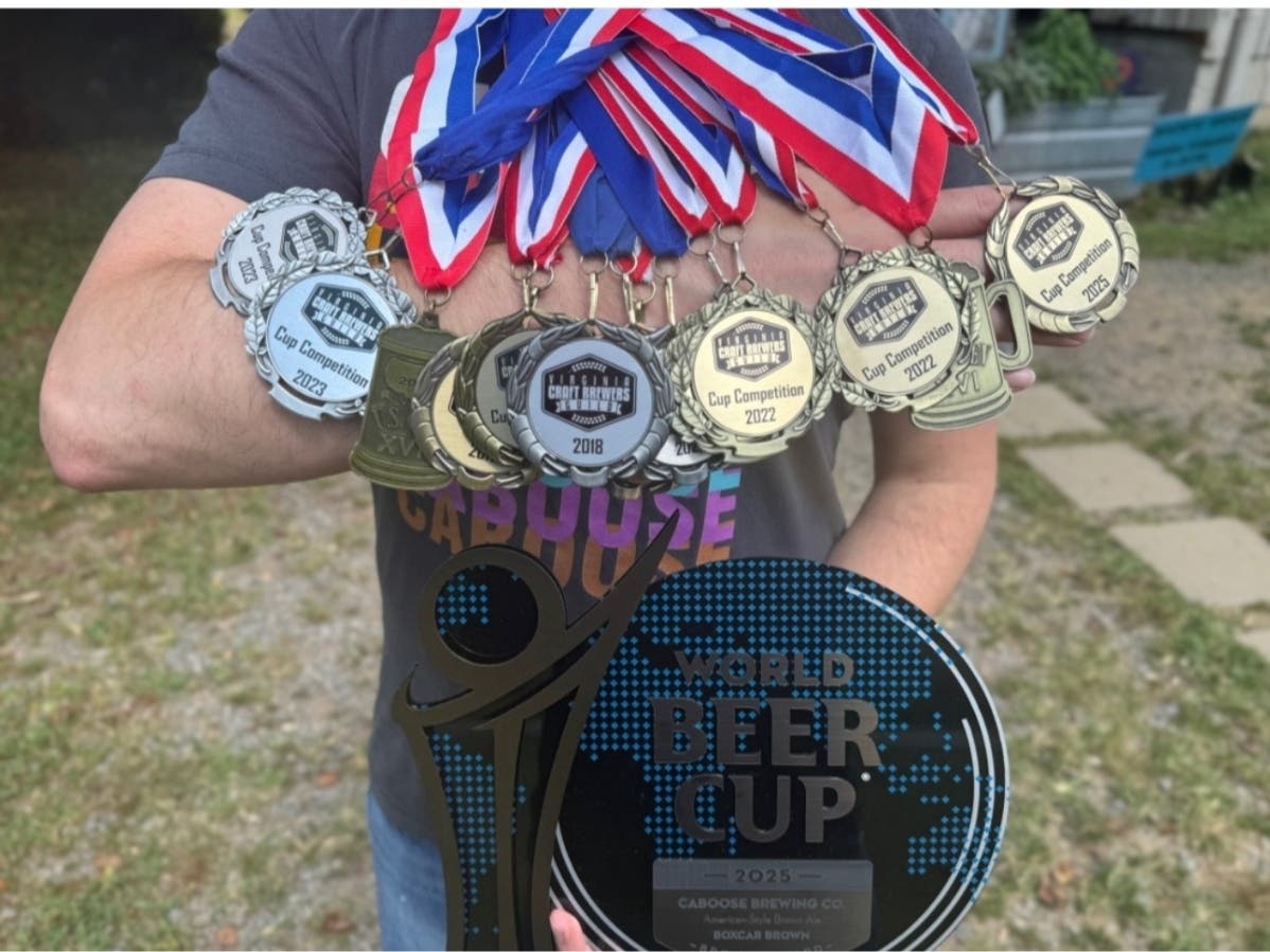 Caboose Brewing received a gold medal for its Yo Vietnamese Rice Lager, a silver medal for its Ctrl Alt Delete Altbier and a bronze medal for its It’s Wit Wheat Beer at the 2026 Virginia Craft Beer Cup.