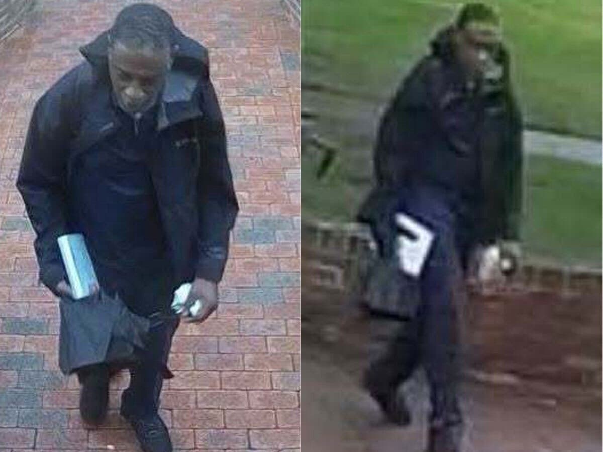 Fairfax City police released surveillance images of a suspect in an Aug. 10 burglary at Truro Church on Main Street.