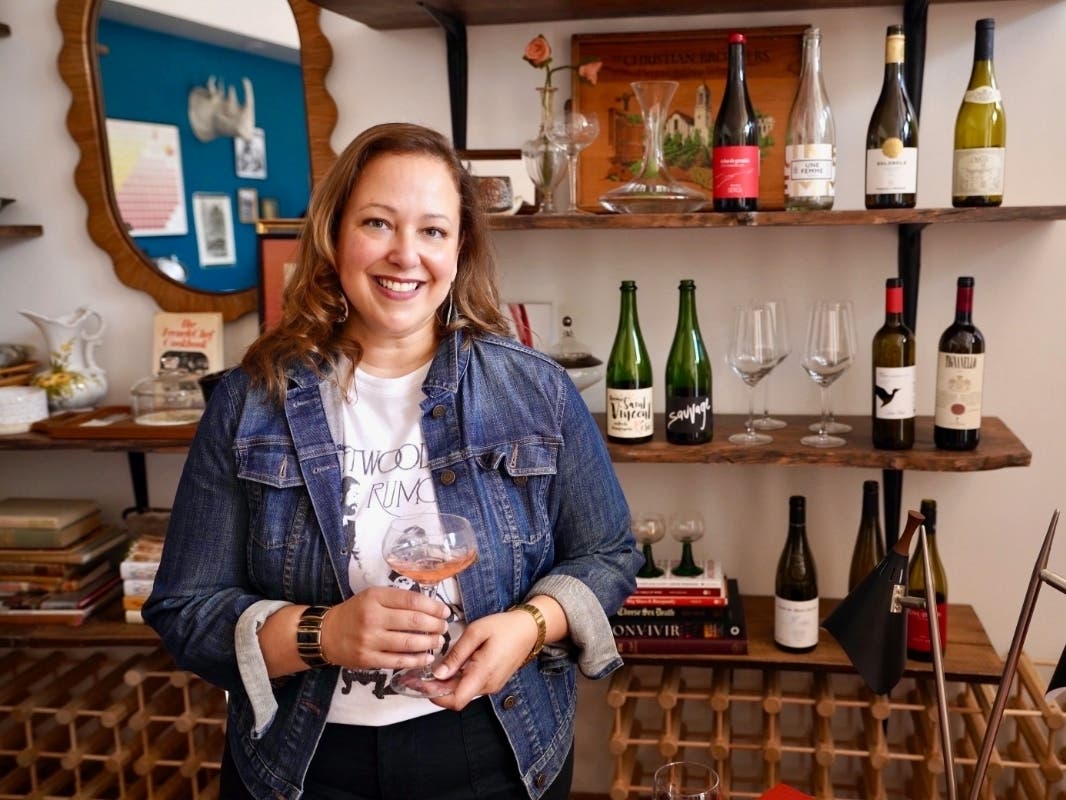 Jen Cafiero Monago, a certified sommelier and wine educator whose background includes luxury wine sales and retail operations, recently opened Kinship Wine + Wares at Lake Anne Plaza in Reston.