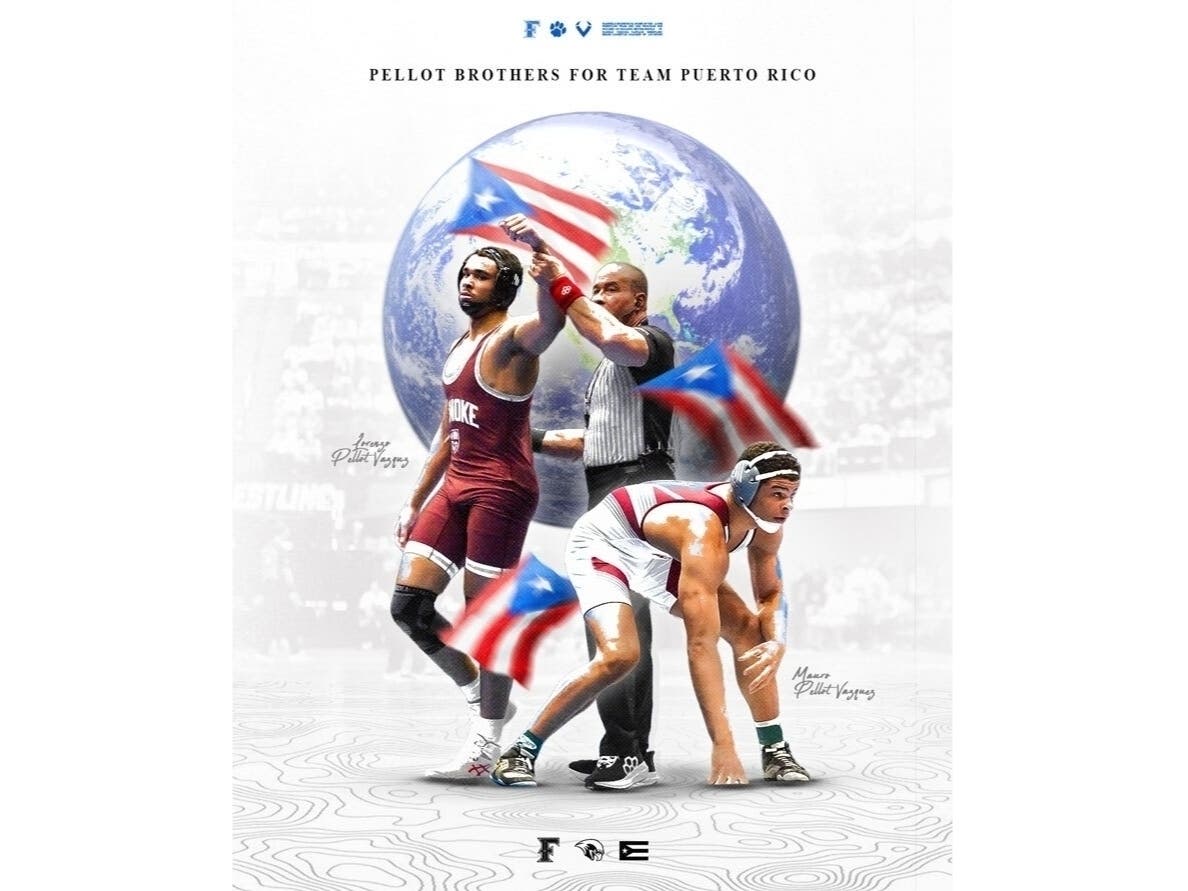 Fairfax High alumni Mauro and Lorenzo Pellot will represent Puerto Rico at the U23 Wrestling World Championships in Las Vegas.