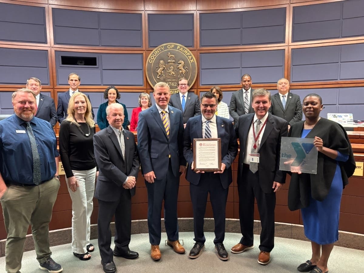 Reston YMCA Celebrates 25 Years With Fairfax County Recognition