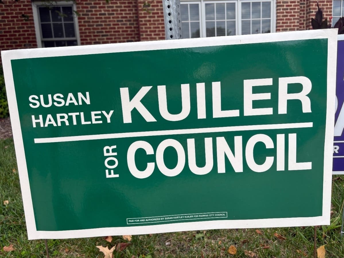 Susan Hartley Kuiler raised $4,465 for her Fairfax City Council campaign and reported $2,016.93 in cash through Aug. 31.