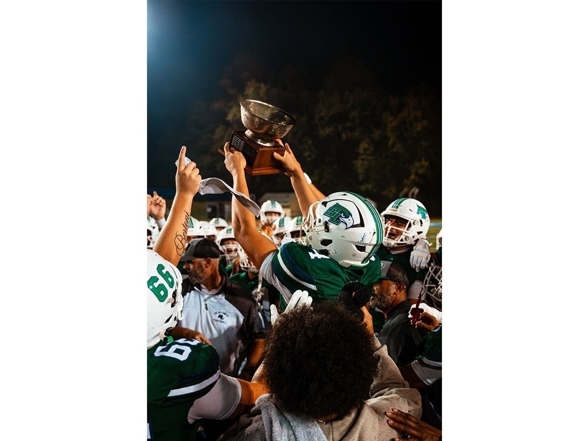 South Lakes Football Shuts Out Herndon 48-0 To Win Baron Cameron Cup
