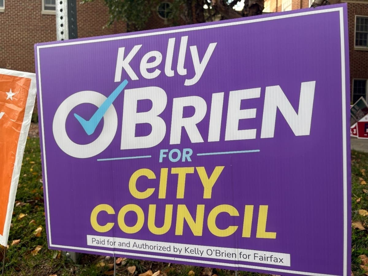 Kelly O’Brien reported $8,417 in 2026 contributions through Aug. 31 in her campaign for Fairfax City Council.