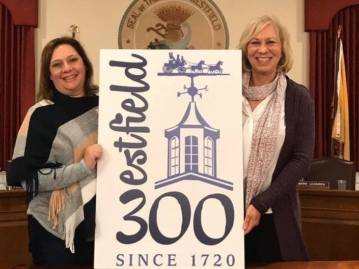 Jennifer Platt Wilner designed the logo for the upcoming Westfield 300 celebration events. 
