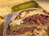 The Sloppy Joe sandwich comes in three sizes. It's got corned beef, roast beef, turkey, Russian dressing, and cole slaw. You can add cheese and choose the bread (traditional is three slices of rye).