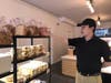 Manager Andre Li in the Hoboken store on Monday afternoon.