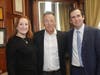 Patti Scialfa, Bruce Springsteen, and Jersey City Mayor Steven Fulop.
