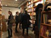 Little City Books, a second location of a Hoboken independent book shop, can be accessed through an archway in the back of Bwe Kafe.