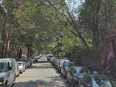 Upper Bloomfield Street in Hoboken, looking south. A woman told police that two men pepper-sprayed her and stole her backpack while she was walking between Twelfth and Thirteenth streets on Bloomfield Wednesday evening.