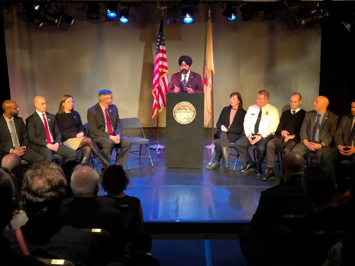 Hoboken Mayor Ravi Bhalla touted a number of initiatives in his second annual State of the City Address on Tuesday, and also hinted at a 'major event' to come to the city's North End.