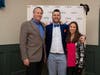 Richard C Wolffe, Jr. (Exalted Ruler of Summit Elks Lodge, Ryan Felmet and Dana Felmet)