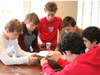 The students won competitions in March.