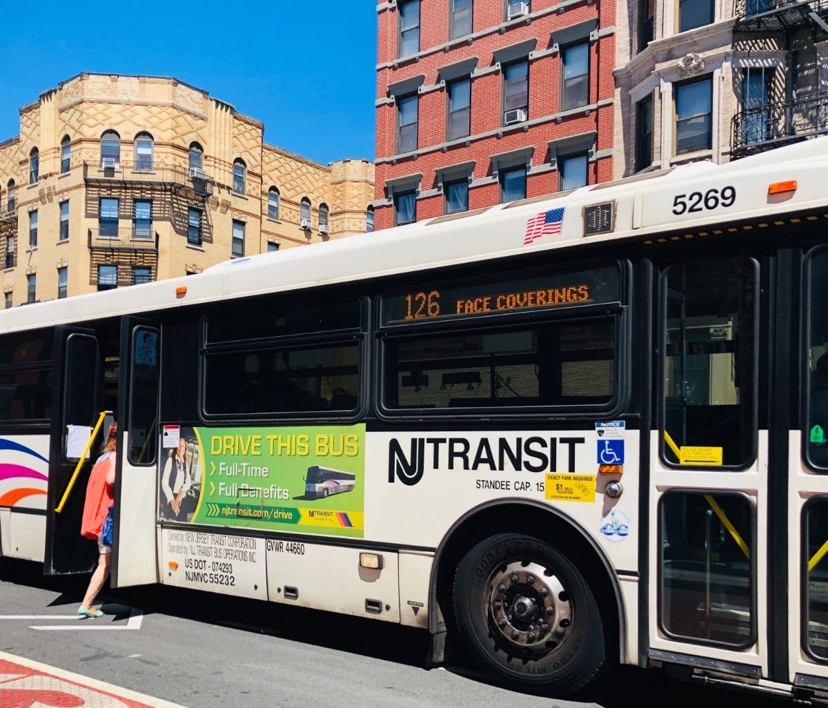 Click the links to check which NJ Transit buses are running.
