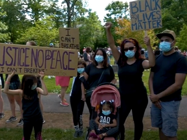Anthony Kuzviwanza of Westfield put together this video of the Black Lives Matter protest in Westfield. See the full video at the end of the story.