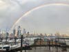 Carousel of color! An evening thundershower in North Jersey led to this double rainbow over the Hudson River.