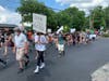 Protestors held a march in Summit for racial justice over the weekend.