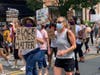 Protestors held a march in Summit for racial justice over the weekend.