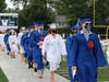 Westfield, NJ High School students graduated Thursday with masks.