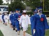 Westfield, NJ High School students graduated Thursday with masks.