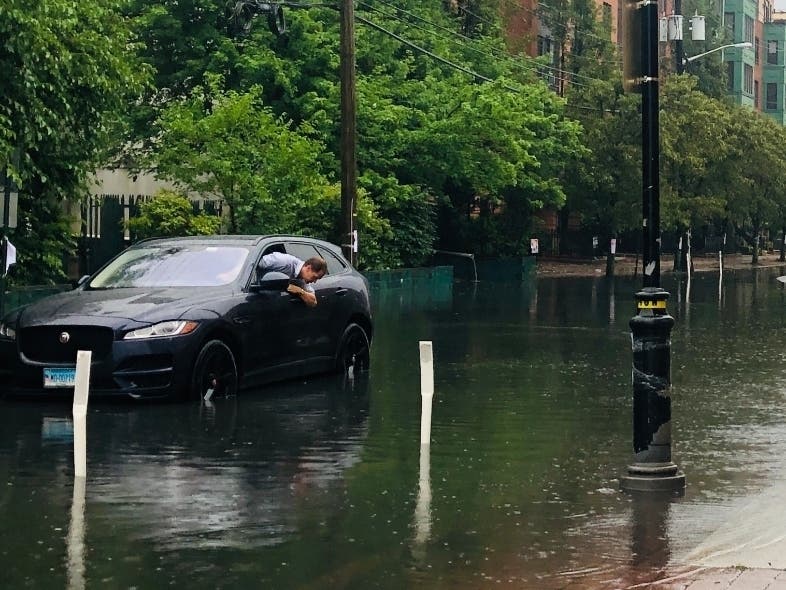 Flash floods can cause people to get stuck, or worse, as this man found out during Tropical Storm Fay earlier this month.