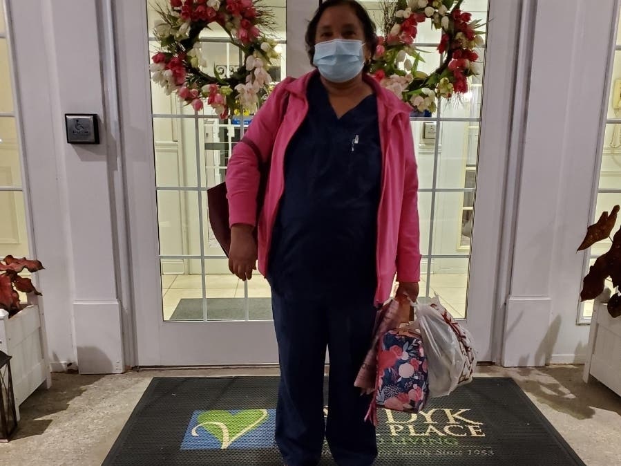 Nurse's aide Nandy Lekhai lives with her adult daughters on the Irvington/Maplewood border. Her family started a Gofundme​ for her because her vehicle broke down and she needs to get to work. 