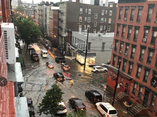 Hoboken suffered two "50-year storms" this summer, and may be hit with two days of rain this week from the remnants of Hurricane Zeta.