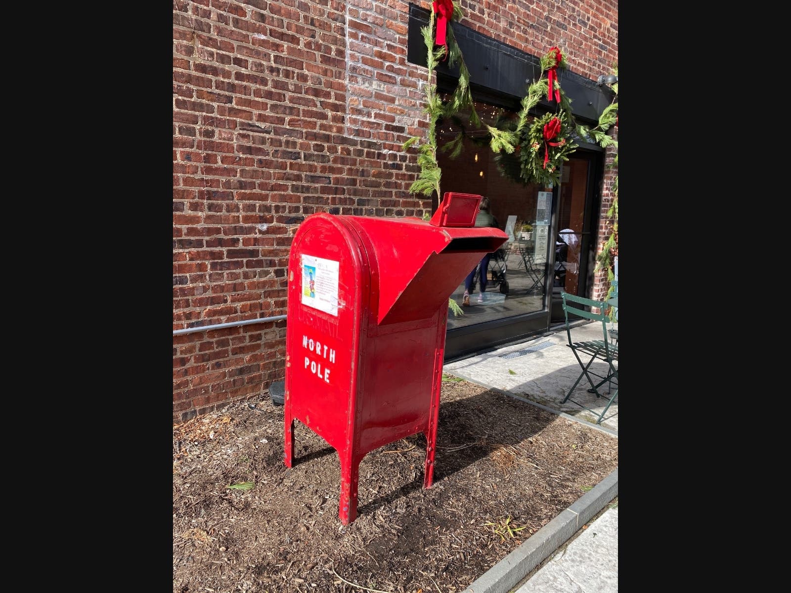Kids can leave letters for Santa here, although if they want a response from the post office, they have to leave them elsewhere.