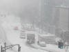 Washington Street in Hoboken, shortly before noon, Monday, Feb. 1.
