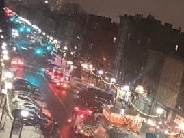 A transformer fire caused a power outage in Hoboken on Monday, amid an ice storm that caused outages across the state. The city said around 9:18 p.m. that most of the power was restored.