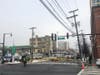 PSE&G crews were still working at 14th Street and Park Avenue in Hoboken before 10 a.m. Tuesday.