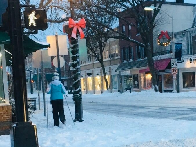 Sue McDonough took this terrific photo of Westfield in the snow.
