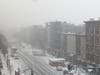 Washington Street, Hoboken, shortly after noon.