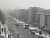 Washington Street, Hoboken, 2 p.m. The snow had turned to sleet, but was expected to become snow again after 4 p.m., according to the NWS.