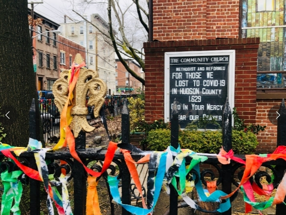 Coronavirus deaths nationwide surpassed 505,000 this week. The above photo is a Hoboken church in January.