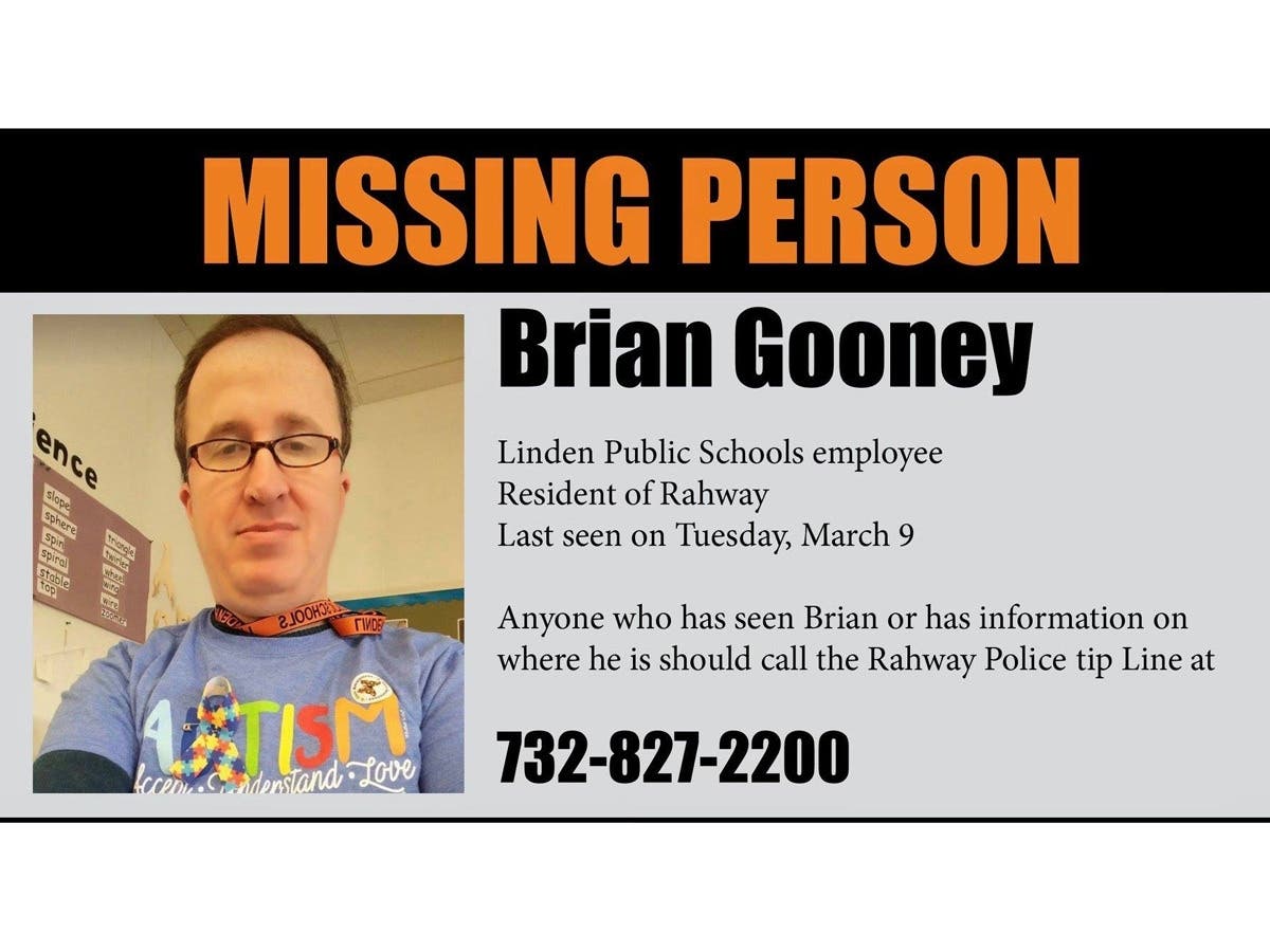 A Rahway resident who works in the Linden public schools has been missing since Saturday, police say.