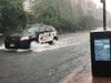 The $230M federal project is meant to help keep Hoboken from flooding during storm surges. (Photo from Madison Street earlier this month, during Tropical Storm Elsa)