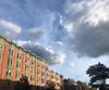 A Hoboken sky this week, between two tropical storms.