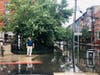 Near 700 First St., Hoboken, after Tropical Storm Henri. 