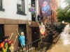 Halloween decorations come in many shapes and sizes, just like homes. This North Jersey homeowner appears to enjoy both the Dead and undead.