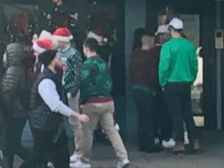 A past Hoboken Santacon.