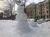 Snow in Elysian Park, Hoboken, February of 2021